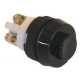 BUTTON PUSH BUTTON ROUND BLACK