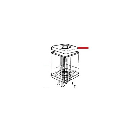 COUVERCLE TREMIE GRENAT MPN ORIGINE CIMBALI - ZSQ6695