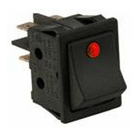 INTERRUPTOR NEGRO CON LED - ZK0N