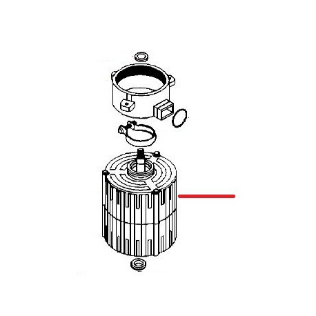 MOTORE 1/3CV 220/380V 1300RPM - ZK660