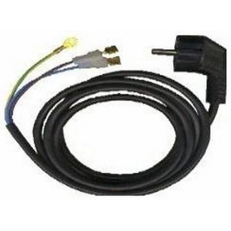 CABLE ET PRISE 220V 2M BLANC - ZK674