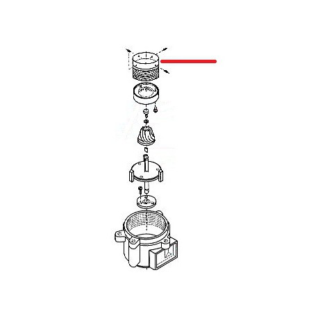 SUPPORTO MACINA SUPERIORE - ZFQ057657