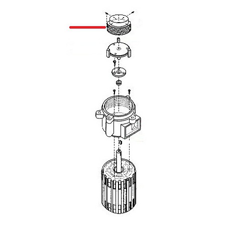 HOLDER GRINDS UPPER  - ZFQ057658