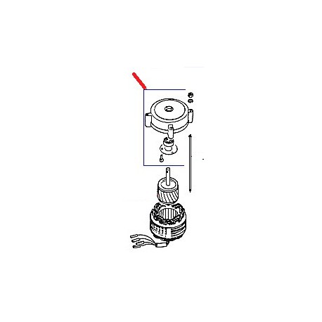 FLANGIA SUPERIORE ALU - FAQ937