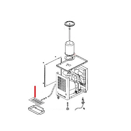 GRILLE REPOSE VERRE ORIGINE SANTOS - FAQ176