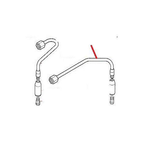 TUBE Ã˜8 L275 ORIGINE ASTORIA - NFQ070