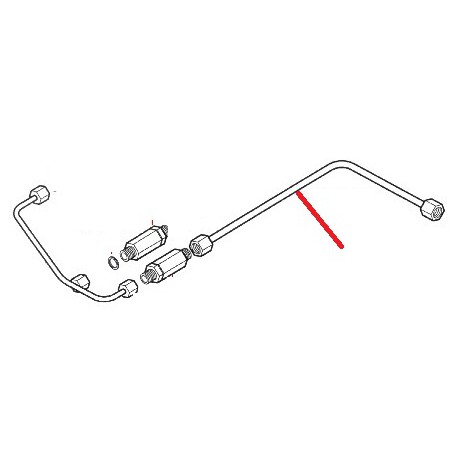 TUBE Ã˜8 L565MM 3 GROUPS - NFQ6874