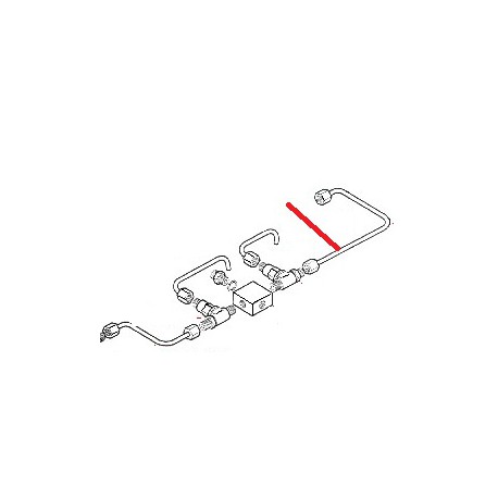 TUBE Ã˜6 L530MM 3GR ORIGINE ASTORIA - NFQ6815