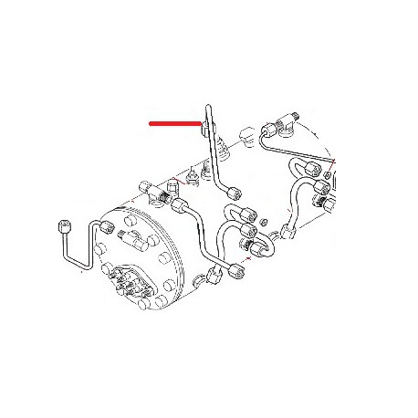 TUBE Ã˜8 L370MM ORIGINE ASTORIA - NFQ7635