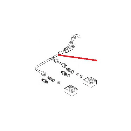 TUBO Ã˜8 L575MM 2/4GRUPOS - NFQ07555588