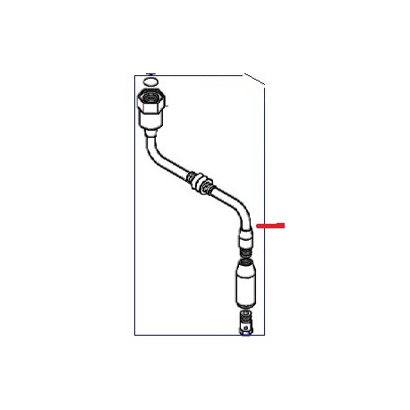 TUBE EAU LISA L200MM ORIGINE ASTORIA - NFQ07555681