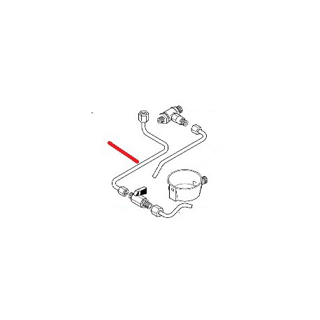 TUBE ?8 L500MM DE VIDANGE ORIGINE ASTORIA - NFQ07555786