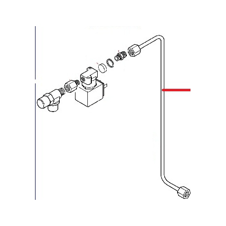 TUBE Ã˜6 L545MM - NFQ07555873