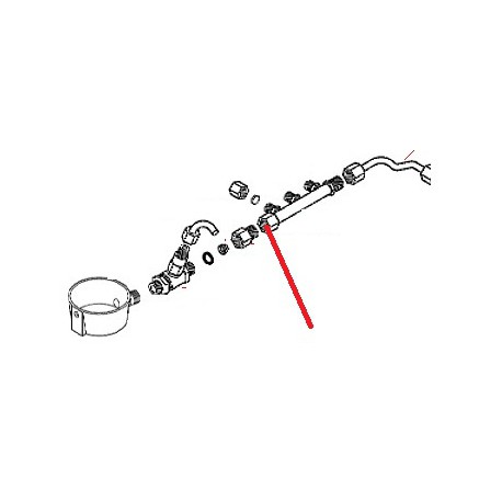 TUBE Ã˜8 L150MM ORIGINE ASTORIA - NFQ07555812