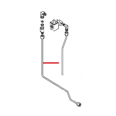 TUBE Ã˜6 L550MM ORIGINE ASTORIA - NFQ07555971