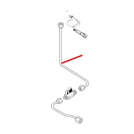 TUBE Ã˜8 L155 ORIGINE ASTORIA - NFQ07556891