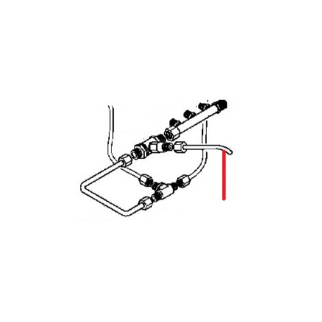 TUBE Ã˜6 L120MM ORIGINE ASTORIA - NFQ07556251