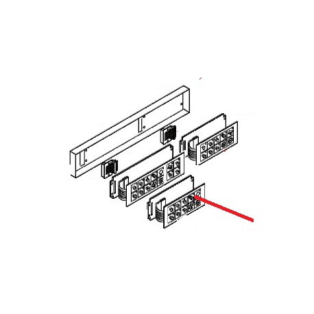 SUPPORT MEMBRANE PETIT CLAVIER ORIGINE ASTORIA - NFQ23598562