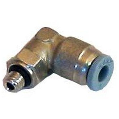 MALE ELBOW INOX M5 Ã˜4 ADJUSTABLE ROUND - 62502
