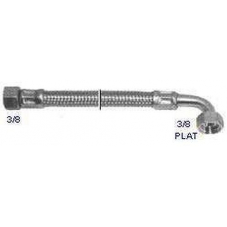 LOT DI 10 FLESSIBILI PIATTO 2M INOX PIATTO - 186