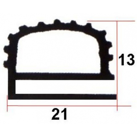LOT DI 5M GUARNIZIONE BIANCO GOMMA - 109