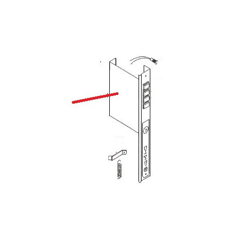 BUTOIR INOX DE FERM. DE PORTE ORIGINE ARISTARCO - NEQ612