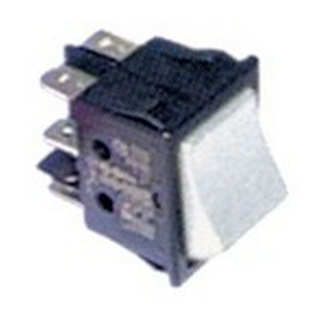 PULSANTE BIANCO 6 SPINE CON PROTTEZIONE - NEQ761