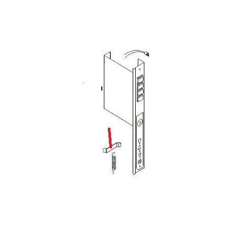 BIELLE DE RESSORT DE PORTE ORIGINE ARISTARCO - NEQ8