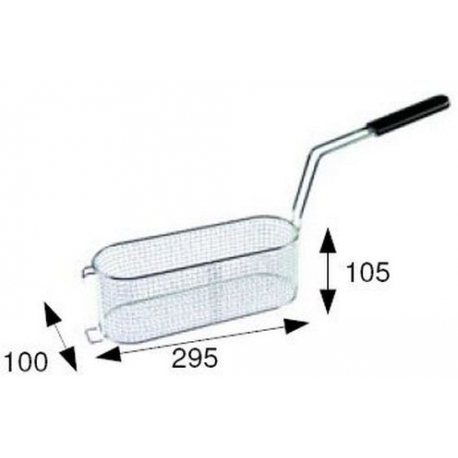 PANIER FRITEUSE 295X100X105MM - TIQ70102