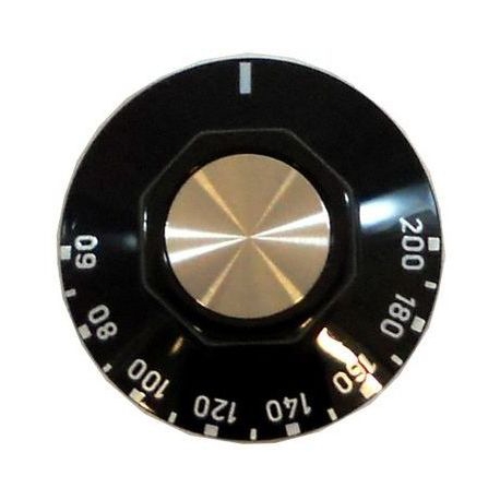 MANUBRIOS PARA THERMOSTATS EGO EJES 6X4.6MM NEGRO TMINI - TIQ7142