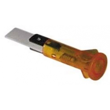 LAMPE TEMOIN 250V JAUNE D10MM - TIQ8403