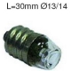 FLUORESCENT LAMP E14/230V GREEN - TIQ9518