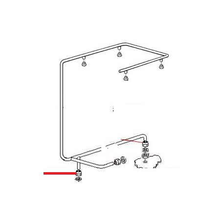 ECROU 1/2 ORIGINE CIMBALI - PVYQ655