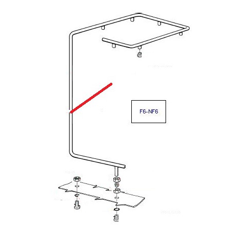 ARM FIXED RINSING F6/NF6 GENUINE CIMBALI