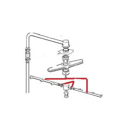 ARM RINSING INFERIOR F6-NF6 GENUINE CIMBALI