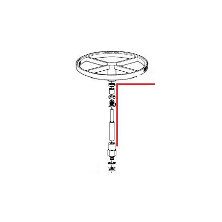 AXLE OF WHEEL GENUINE CIMBALI