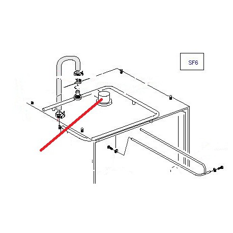 BASKET GUIDE LEFT/RIGHT SF6 - PVYQ759