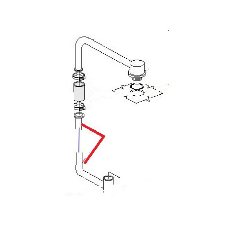 TUBE MONTEE EAU SF6 ORIGINE CIMBALI - PVYQ751