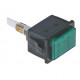 LIGHT GREEN RECTANGULAR GENUINE CIMBALI