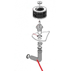 SCHLAUCHE ANGLED ASPIRATION FILTER NF6 HERKUNFT CIMBALI