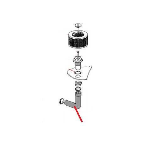 DURITE COUDEE ASPIRATION NF6 ORIGINE CIMBALI - PVYQ04