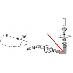 RACCORD COUDE VIDANGE ORIGINE CIMBALI