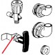 COMPLETE KNOB SHUTTER CIMSA - PZQ16