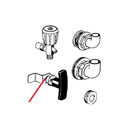 COMPLETE KNOB SHUTTER CIMSA - PZQ16