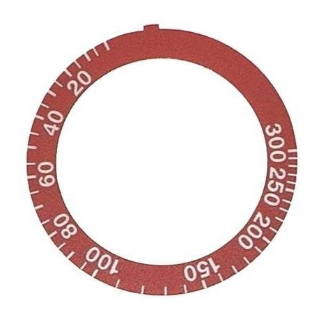 ANELLO INDICAT.ROSSO TERMOSTATO 20-300Â°C - TIQ7431