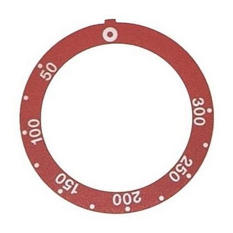 ANELLO INDICAT.ROSSO TERMOSTATO 50-300Â°C - TIQ8558