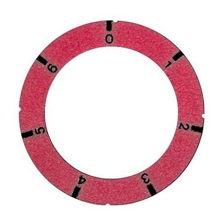 ANELLO INDICATORE ROSSO 7 POSIZIONI - TIQ8554