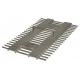 GRILLE A PIERRES DE LAVE L:440MM L:290MM - TIQ8602