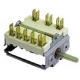 COMMUTATEUR EGO 7 CONTACTS 2 POLES 250V 16A 150°C F6.3 