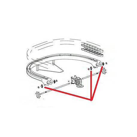 FLANGE FOR CHAIN